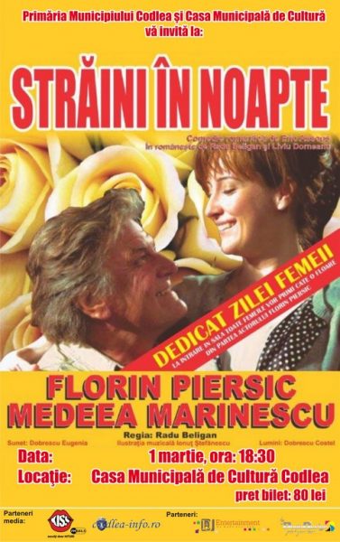 Florin Piersic și Medeea Marinescu “Străini în noapte”