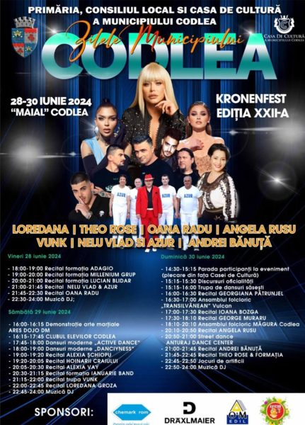 Zilele Municipiului Codlea – Kronenfest 2024